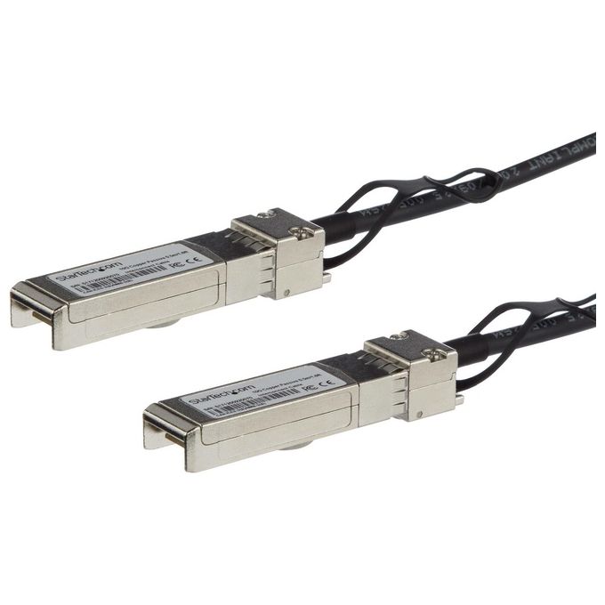 Modulo SFP Msa Conforme Sfp+ Cavo Twinax Ad Attacco Diretto Black e Silver SFP10GPC05M