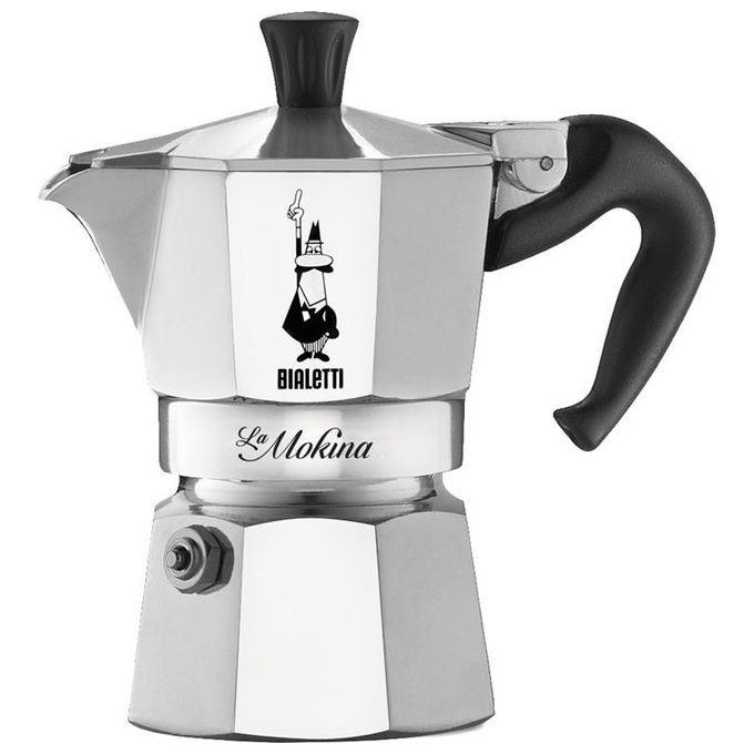 Moka Bialetti La Mokina, 1/2 tazza, Alluminio