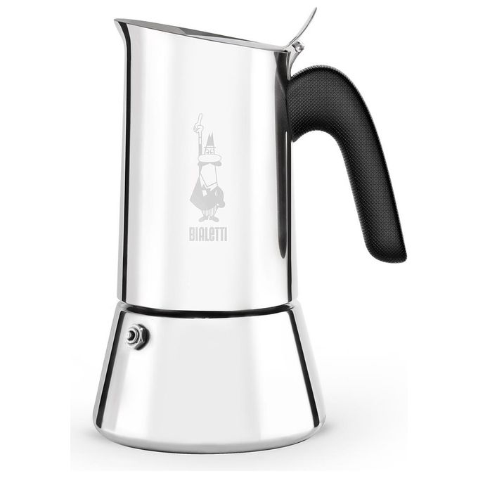 Moka Bialetti New Venus, 6 Tazze, Adatta a tutti i piani cottura, 235 ml, Acciaio Inossidabile