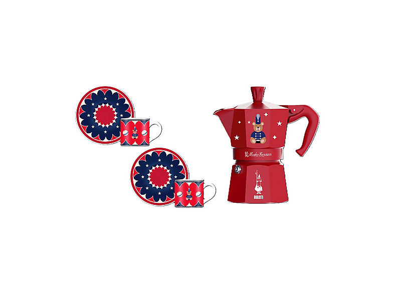 Moka BIALETTI SET MOKA 3+2TZ NAT25