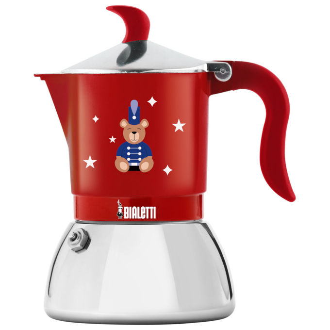 Moka da induzione BIALETTI FIAMMETTA IND 2TZ ORSETTO