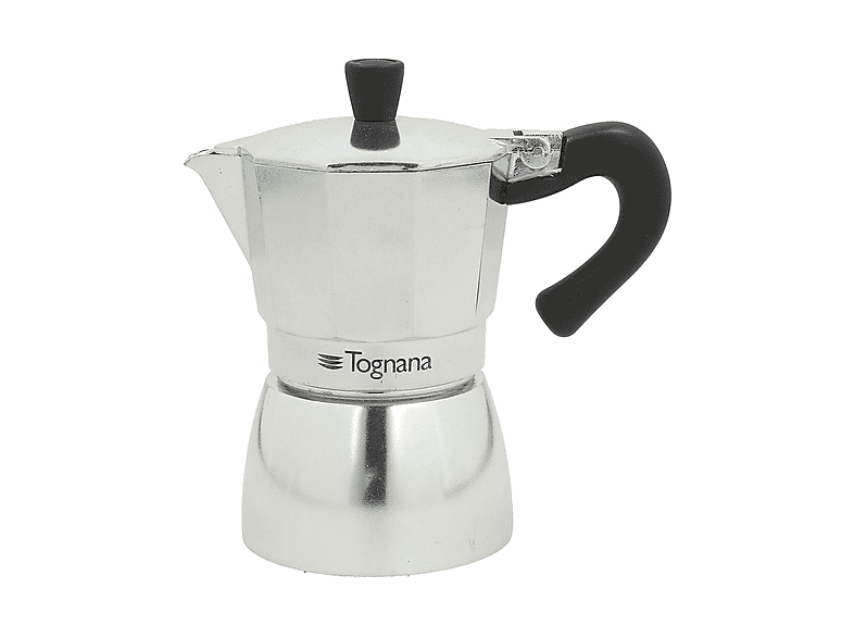 Moka TOGNANA MIRROR, 6 tazze, Adatta a piani cottura gas, Alluminio