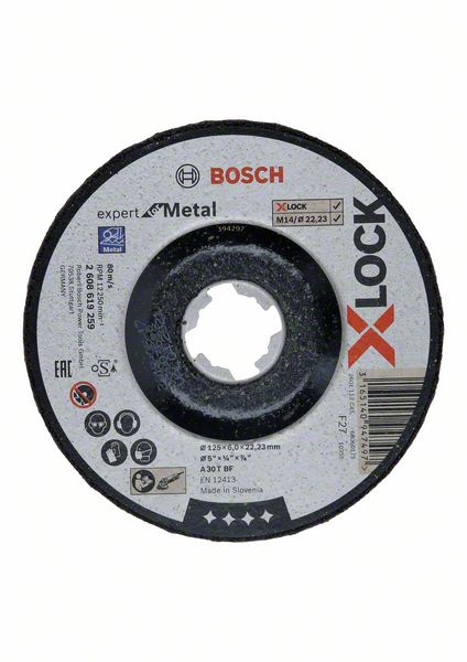 Mola Sbavo Pro Metal X-lock 125x6x22,23 Mm