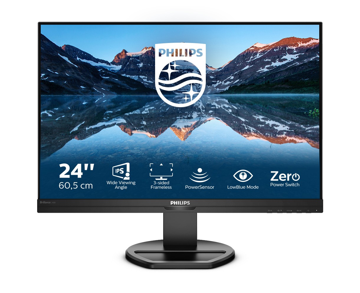 Mon 241Ips Vga Dvi Dp Hdmi Mm Usb Philips 240B9/00 16:9