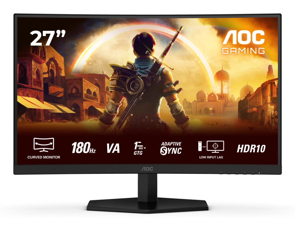 MON 27VA FHD 2XHDMI DP 180HZ MM AOC C27G42E CURVED