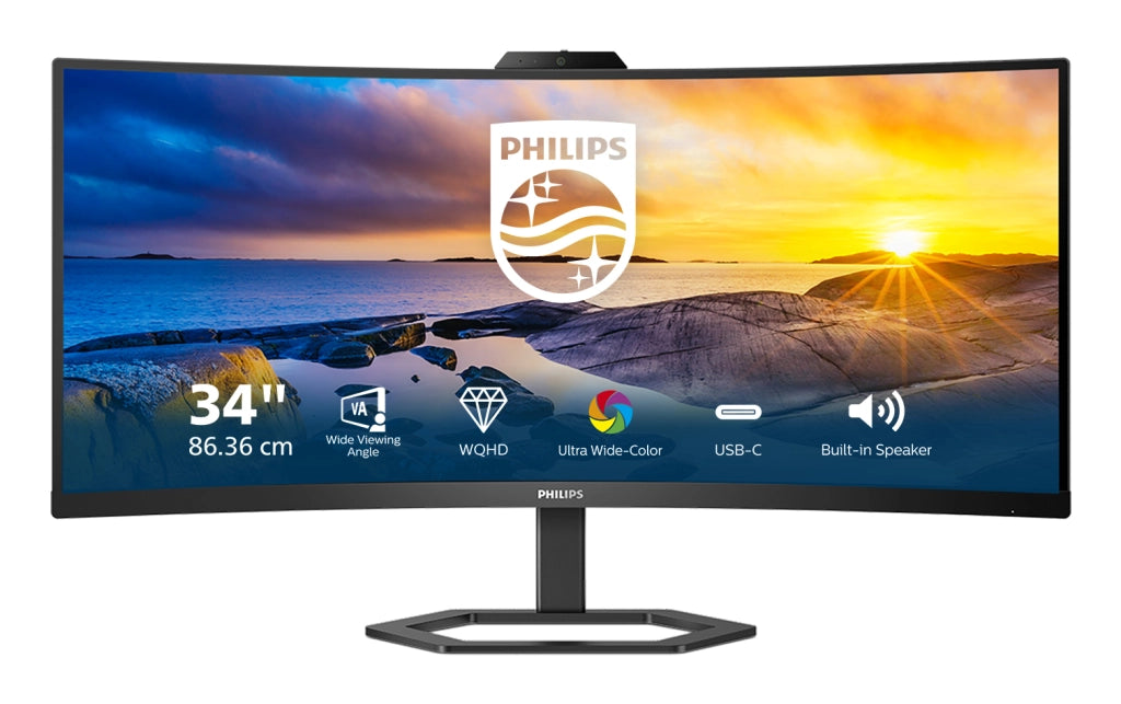 MON 34IPS 3440X1440 HDMI DP USBC 21:9 MM 1MS WEB 34E1C5600HE CURVED MON 34IPS 3440X1440 HDMI DP USBC 21:9 MM 1MS WEB 34E1C5600HE CURVED