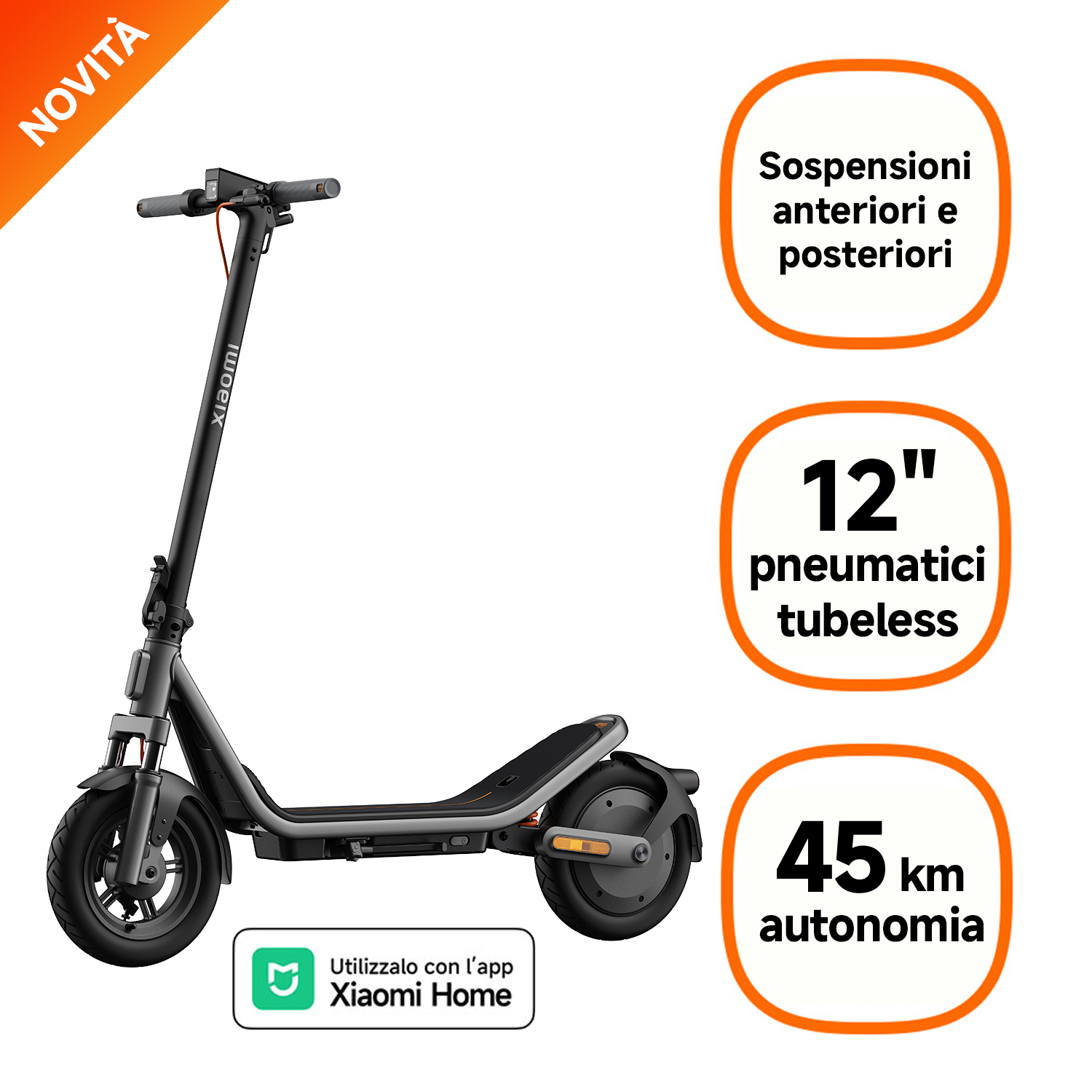 Monopattino Elettrico XIAOMI Electric Scooter 6, ruote da 12",velocità max 20 Km/h, motore 400W, autonomia fino a 45Km, batteria 10000mAh Monopattino Elettrico XIAOMI Electric Scooter 6, ruote da 12",velocità max 20 Km/h, motore 400W, autonomia fino a 45Km, batteria 10000mAh