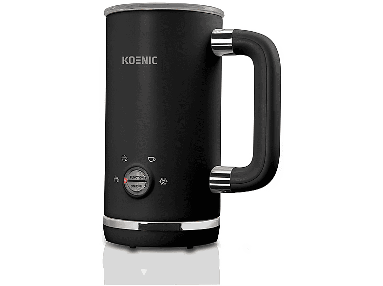 Montalatte elettrico KOENIC KMF 15321 B, Capacità montatura schiuma 150 ml, riscaldabile 300 500 W, Rivestimento anitaderente, Spegnimento automatico, Nero Montalatte elettrico KOENIC KMF 15321 B, Capacità montatura schiuma 150 ml, riscaldabile 300 500 W, Rivestimento anitaderente, Spegnimento automatico, Nero