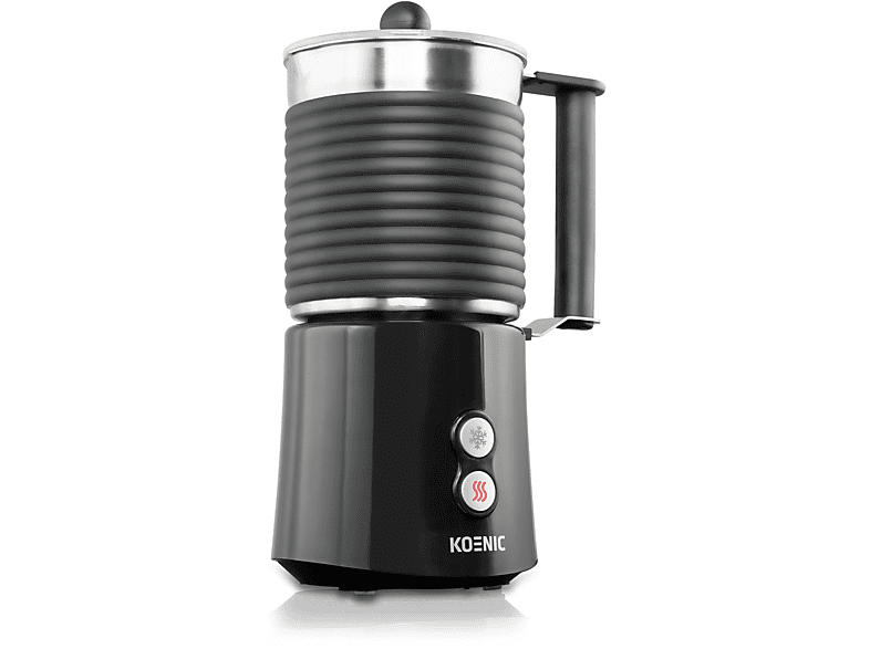 Montalatte elettrico KOENIC KMF 5212, Capacità montatura schiuma 190 ml, riscaldabile 400 650 W, Acciaio inossidabile e plastica, Nero Montalatte elettrico KOENIC KMF 5212, Capacità montatura schiuma 190 ml, riscaldabile 400 650 W, Acciaio inossidabile e plastica, Nero