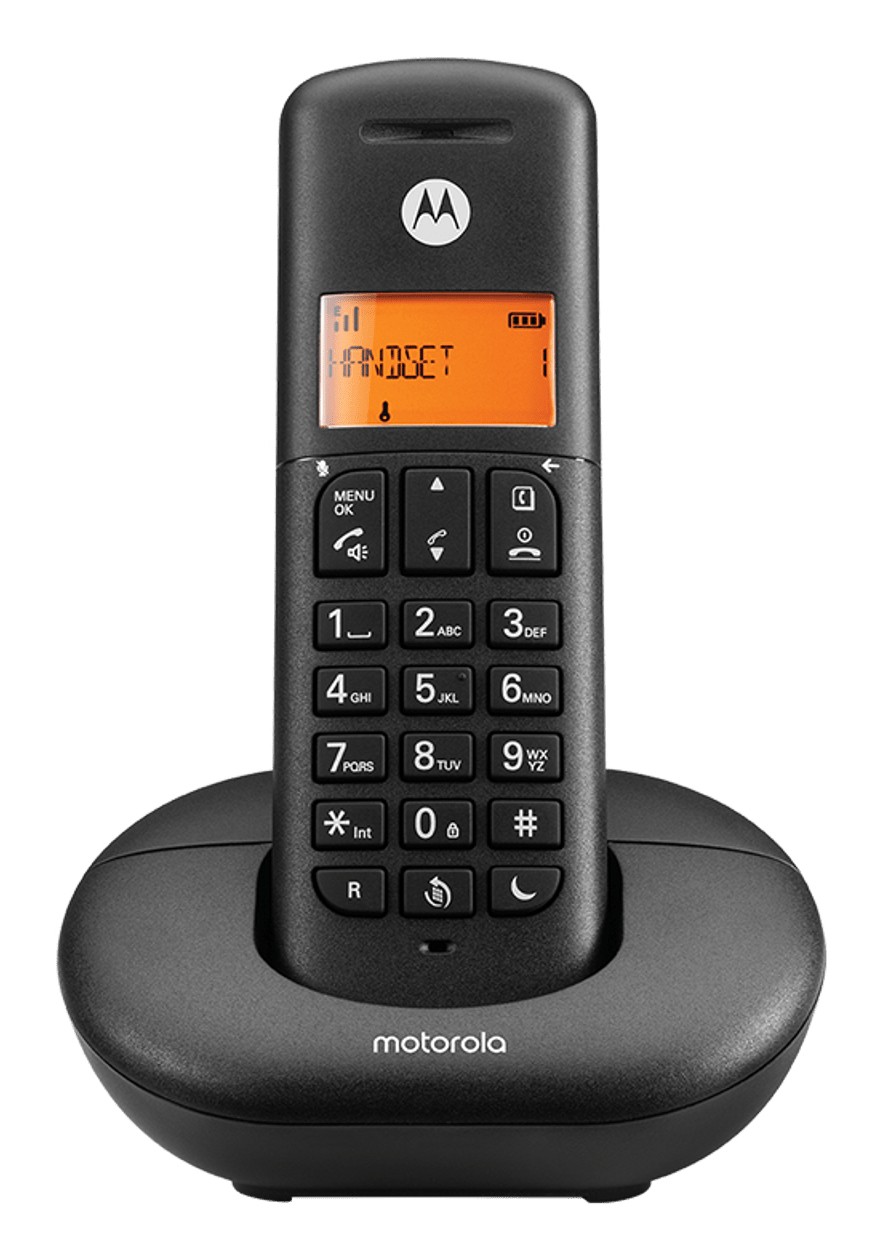 Motorola E201 Telefono DECT Identificatore di chiamata Nero Motorola E201 Telefono DECT Identificatore di chiamata Nero