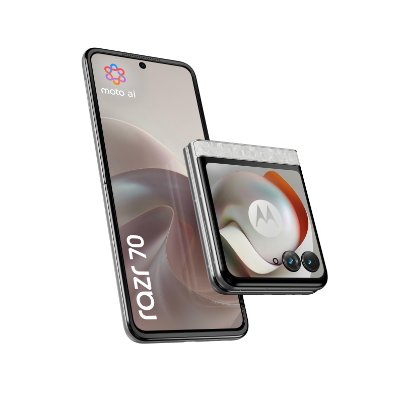 Motorola razr 70 17,5 cm (6.9) doppia sim android 16.0 5g usb tipo-c 8 gb 256 gb 4800 mah bianco