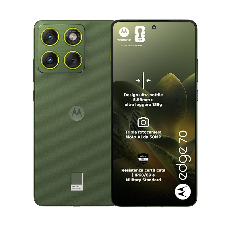 Motorola - Smartphone Edge 70 8/256-pantone Bronze Green