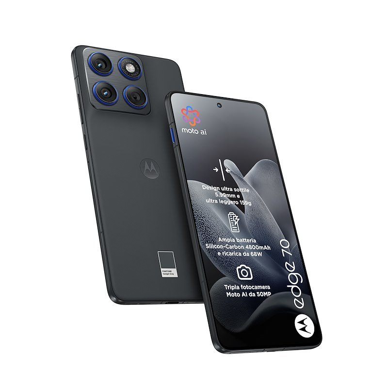Motorola - Smartphone Edge 70-pantone Gadget Gray