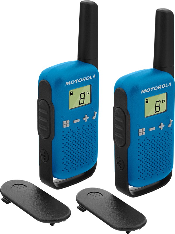 Motorola TALKABOUT T42 ricetrasmittente 16 canali Nero Blu Motorola TALKABOUT T42 ricetrasmittente 16 canali Nero Blu