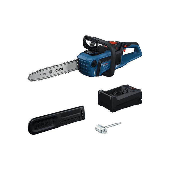 Motosega A Batteria Bosch Gke 18v-40, 1x Exba18v-55 E Caricabatterie