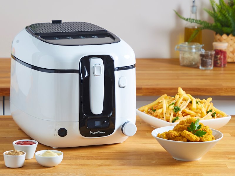 MOULINEX AM3140 FRIGGITRICE, capacità 1,5 l, Max potenza 1800 W, Bianco