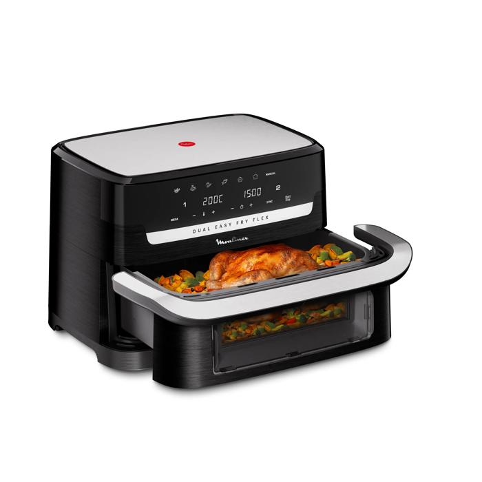 Moulinex Dual Easy Fry Flex Friggitrice Ad Aria Capacità 9L2 5Kg
