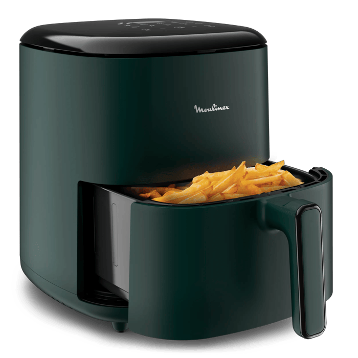 MOULINEX EasyFry Max EZ2453 FRIGGITRICE AD ARIA, capacità 5 l, potenza 1500 W, Verde scuro