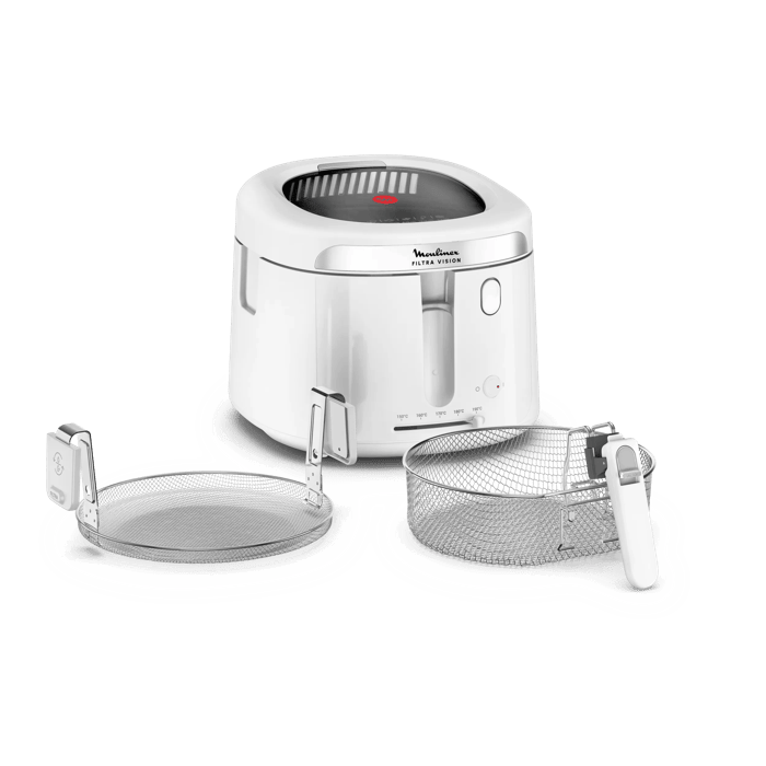 MOULINEX Filtra Vision Friggitrice ad Olio AF2541 FRIGGITRICE, capacità 1,2 l, Max potenza 1900 W, BIANCO