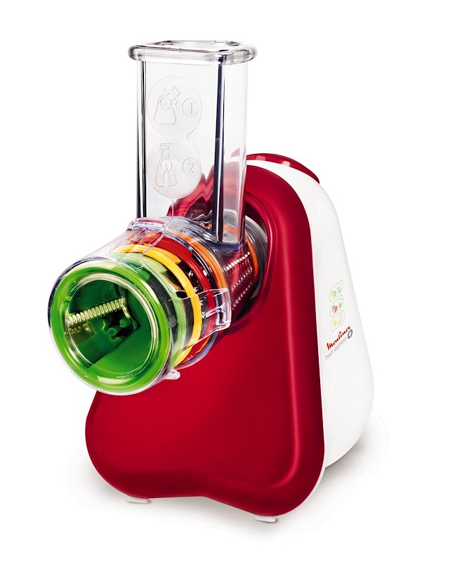 Moulinex Fresh Express DJ755G Affettatutto Grattugia Elettrico Rosso