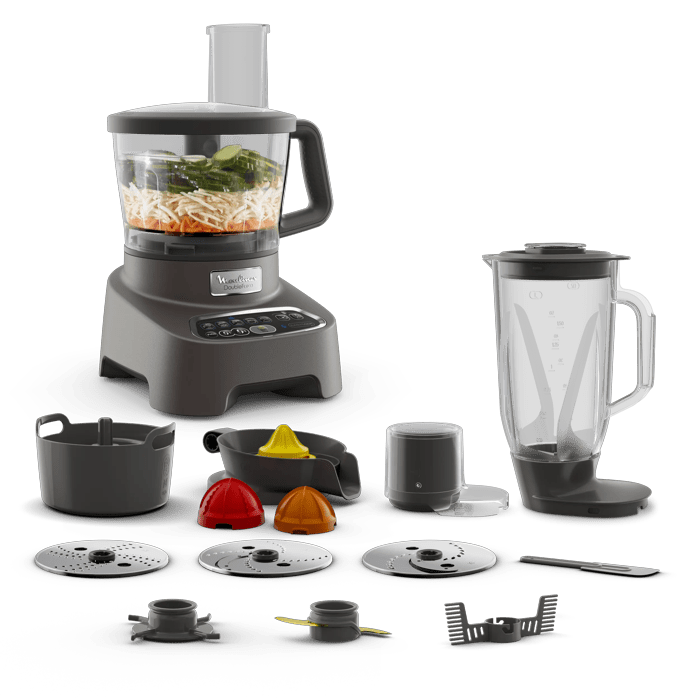 Moulinex Robot Da Cucina Multifunzione Doubleforce 3L Grey