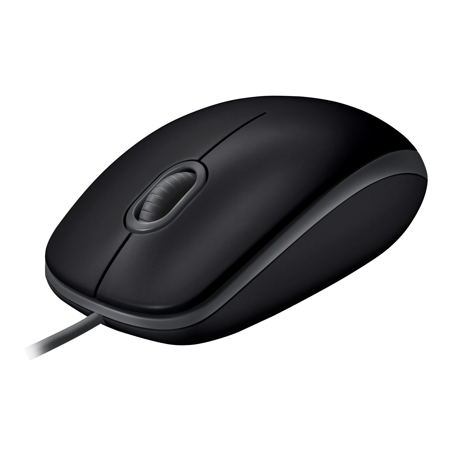 Mouse B110 Log Silent Dark Optical Nero Con Scrolling Usb