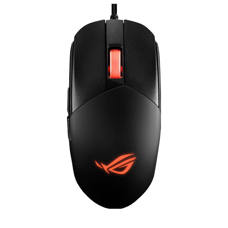 MOUSE GAMING ASUS ROG Strix Impact III, Collegamento USB, Ingresso: Otticamente a mezzo LED, Scrolling 2 direzioni, Risoluzione max 12000 dpi, forma ergonomica, Nero