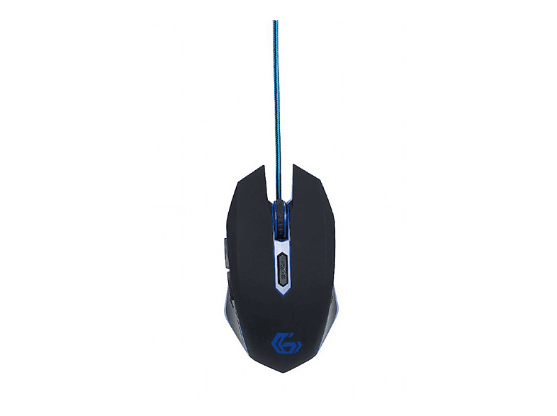 Mouse Gaming Wired Black e Blue MUSG 001 B