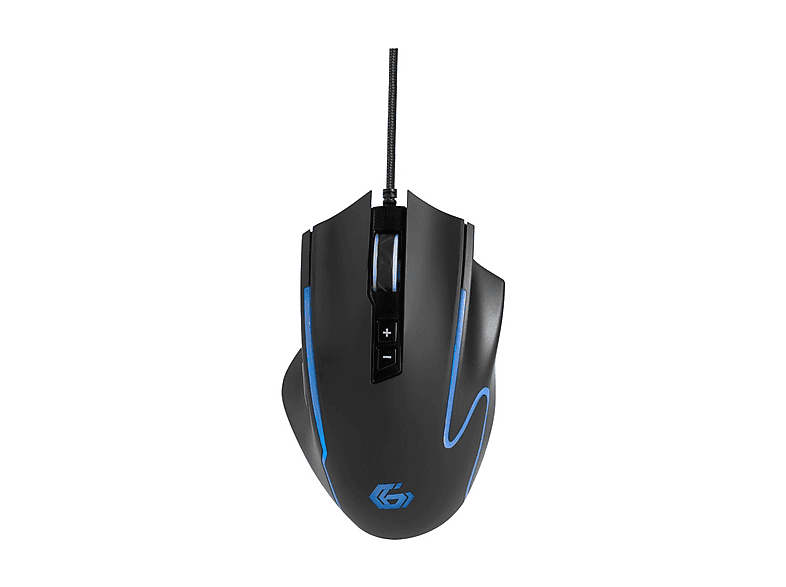 Mouse Gaming Wired Black e Blue MUSG RAGNAR RX300