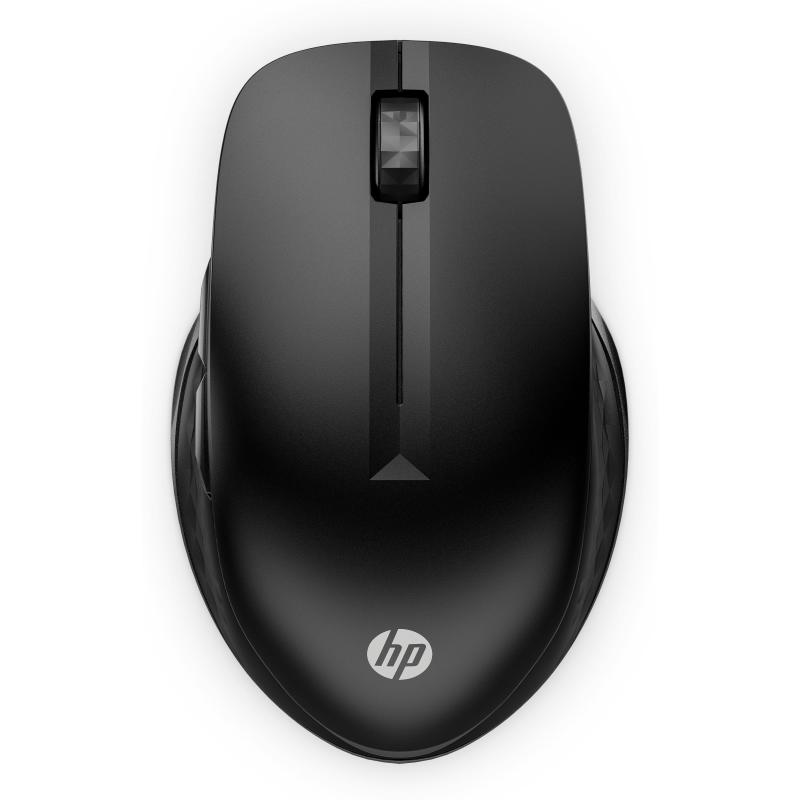 MOUSE WIRELESS HP 430 WIRELESS, Collegamento Wireless, Ingresso: Otticamente a mezzo LED, Scrolling 2 direzioni, Risoluzione max 1200 dpi, forma ergonomica, Nero