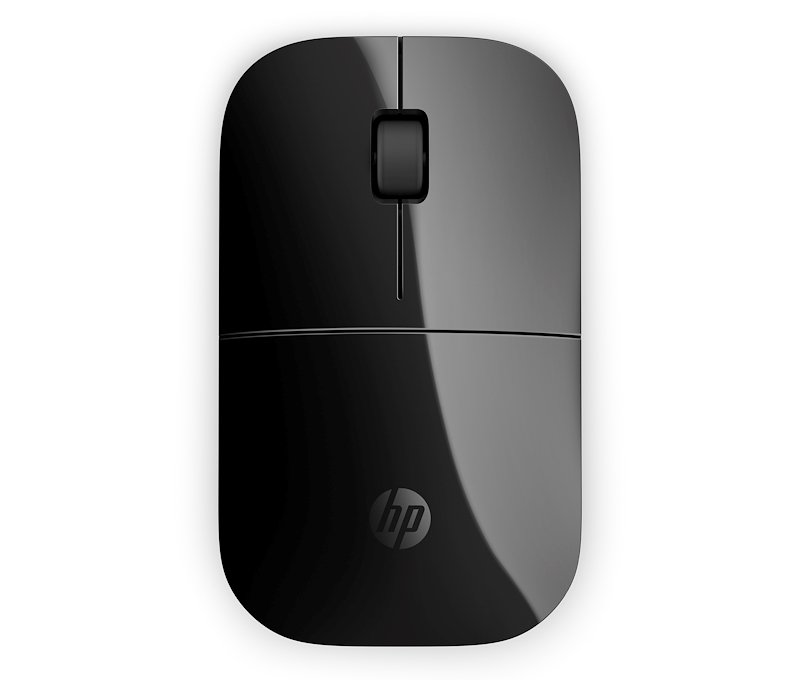 MOUSE WIRELESS HP Z3700 WIFI, Collegamento Wireless, Ingresso: Otticamente a mezzo LED, Risoluzione max 1200 dpi, Nero