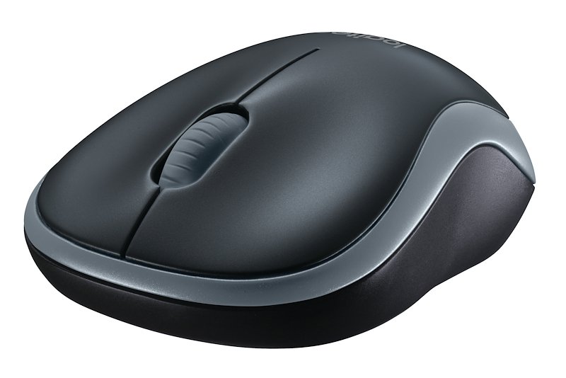 MOUSE WIRELESS LOGITECH M185 SWIFT GRIGIO USB, Collegamento Wireless, Ingresso: Otticamente a diodi laser, Scrolling 2 direzioni, Risoluzione max 1000 dpi, Grigio