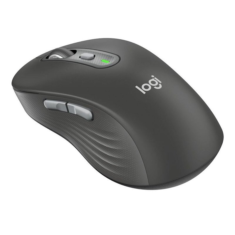 MOUSE WIRELESS LOGITECH M750 L, Collegamento Wireless / Bluetooth, Ingresso: Otticamente a mezzo LED, Scrolling 2 direzioni, Risoluzione max 4000 dpi, Black