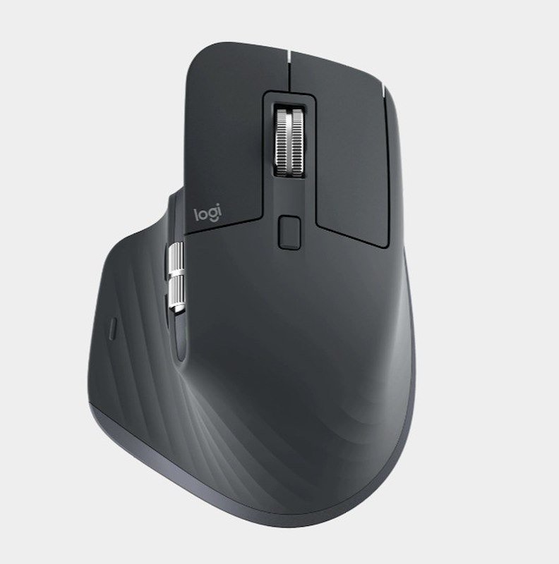 MOUSE WIRELESS LOGITECH MX Master 3S SE, Collegamento Bluetooth, Ingresso: Otticamente a diodi laser, Scrolling 2 direzioni, Risoluzione max 8000 dpi, forma ergonomica, Graphite