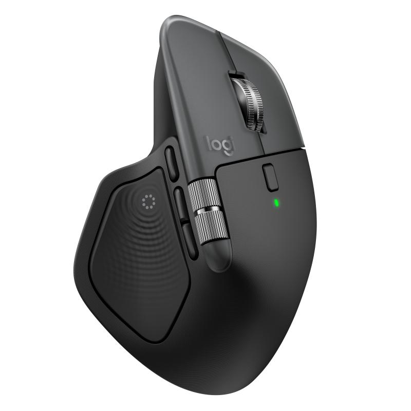 MOUSE WIRELESS LOGITECH MX Master 4 For Mac , Collegamento Bluetooth, Ingresso: Otticamente a diodi laser, Scrolling direzioni, Risoluzione max 1000 dpi, forma ergonomica, Graphite