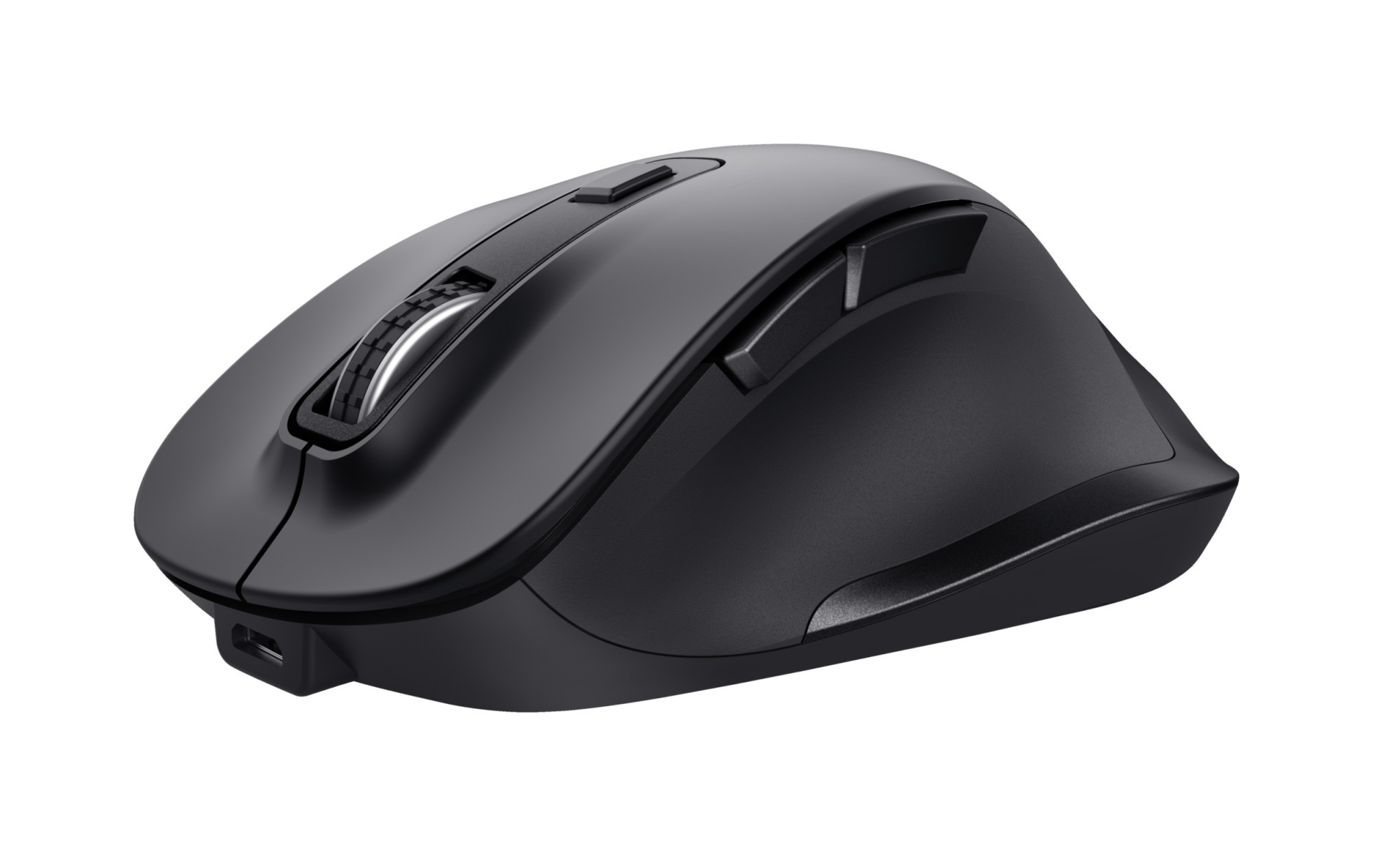 MOUSE WIRELESS TRUST FYDA ECO, Collegamento Wireless, Ingresso: Otticamente a diodi laser, Scrolling 2 direzioni, Risoluzione max 2400 dpi, forma ergonomica, Black