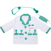 MPP RLP Doctor Rl Ply Costume Set GML Costume in maschera Bambino Unisex Divisa, Gioco di ruolo