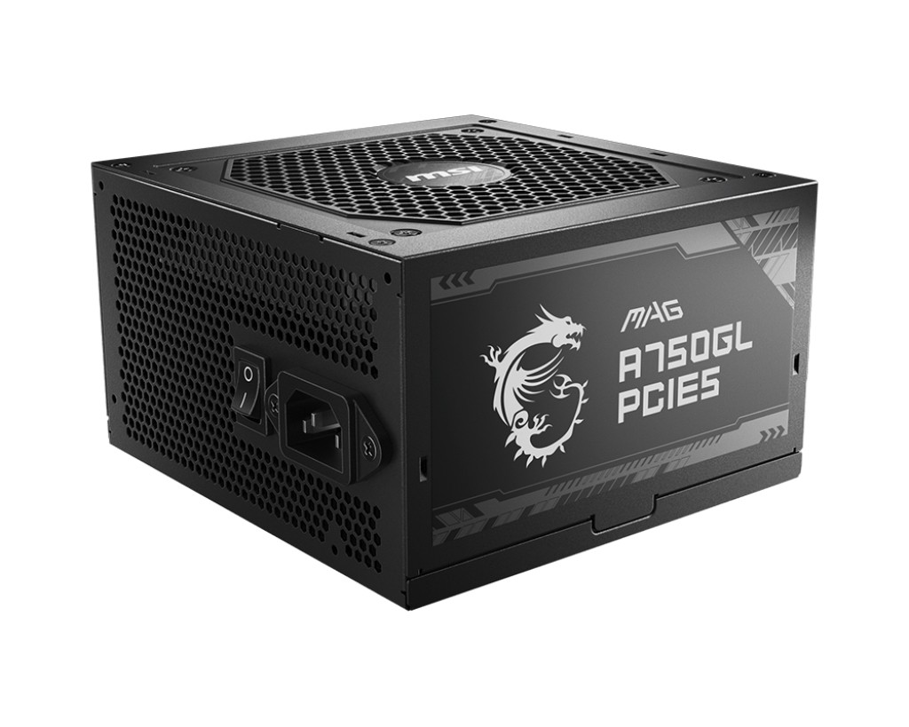 Msi Alimentatore Mag A750Gl Pcie5 Eu 750W Fully-Modular 80 Plus Gold