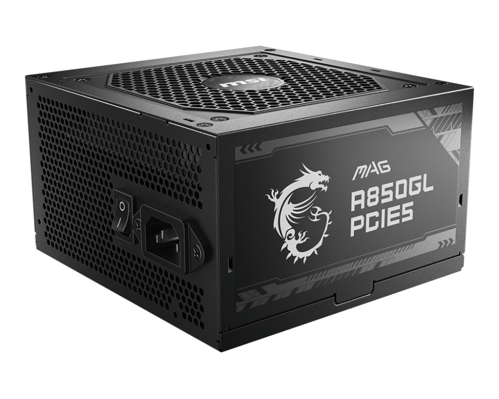 Msi Alimentatore Mag A850Gl Pcie5 Eu 850W Fully-Modular 80 Plus Gold