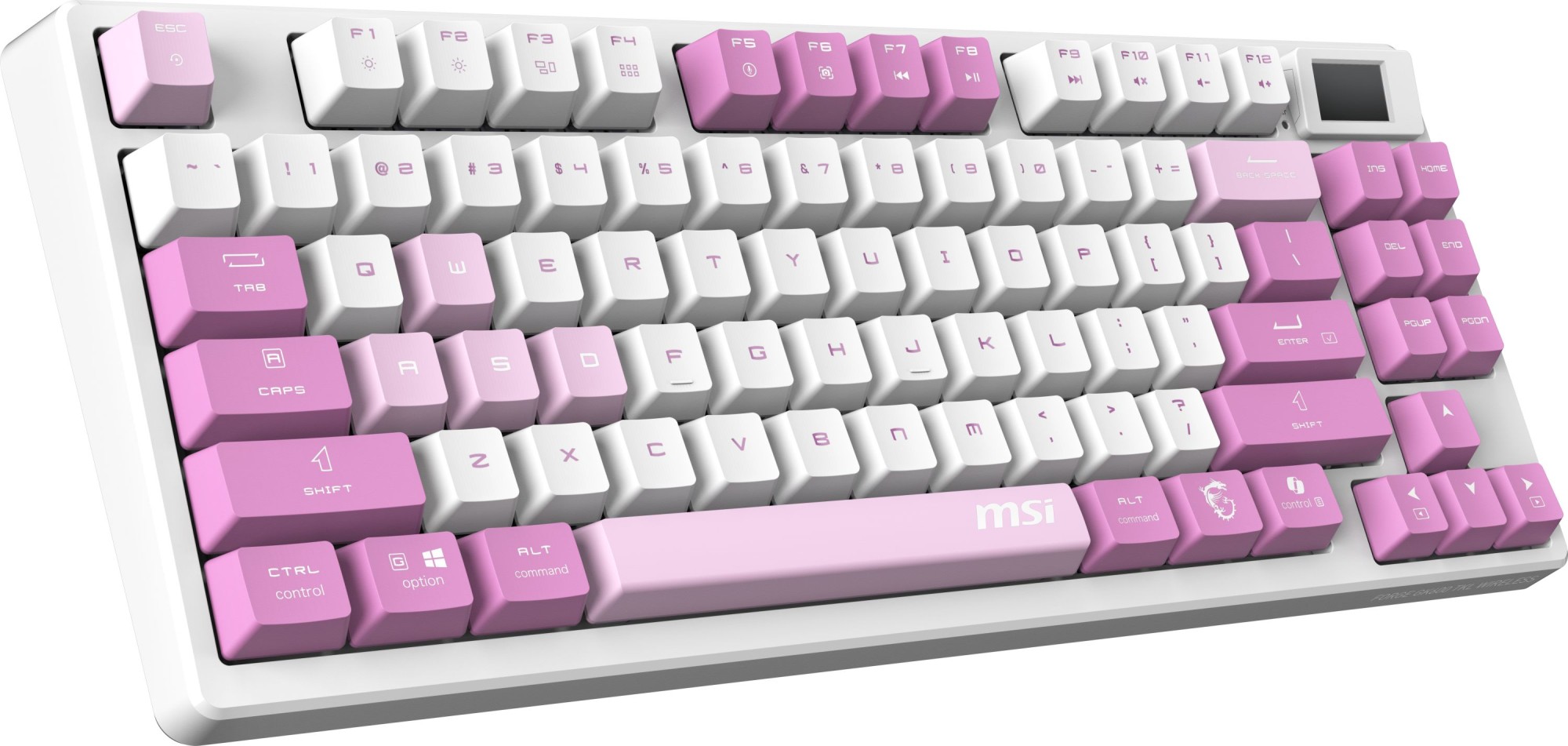 Msi Gk600 White Deep Purple Light Purple Forge Keyboard Ita
