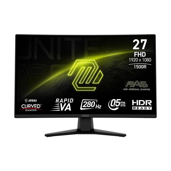 Msi mag 274cxf monitor pc 68,6 cm (27") 1920 x 1080 pixel full hd nero - 9S6-3CE31T-004