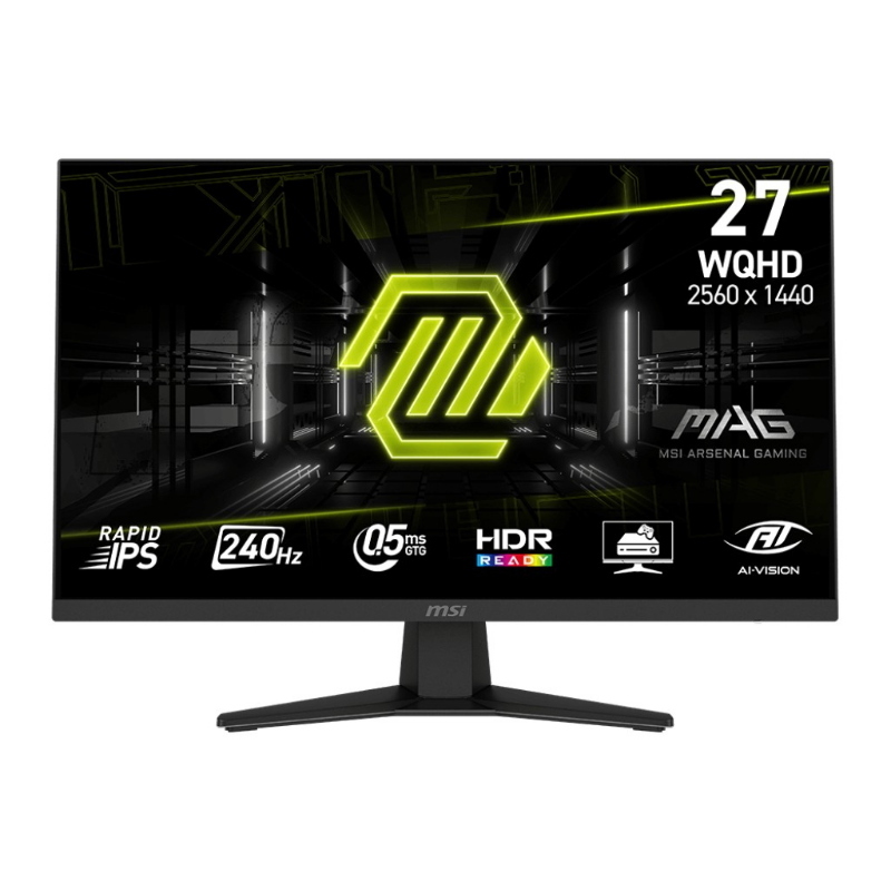 Msi mag 274qfde x24 monitor pc 68,6 cm (27) 2560 x 1440 pixel wide quad hd lcd nero