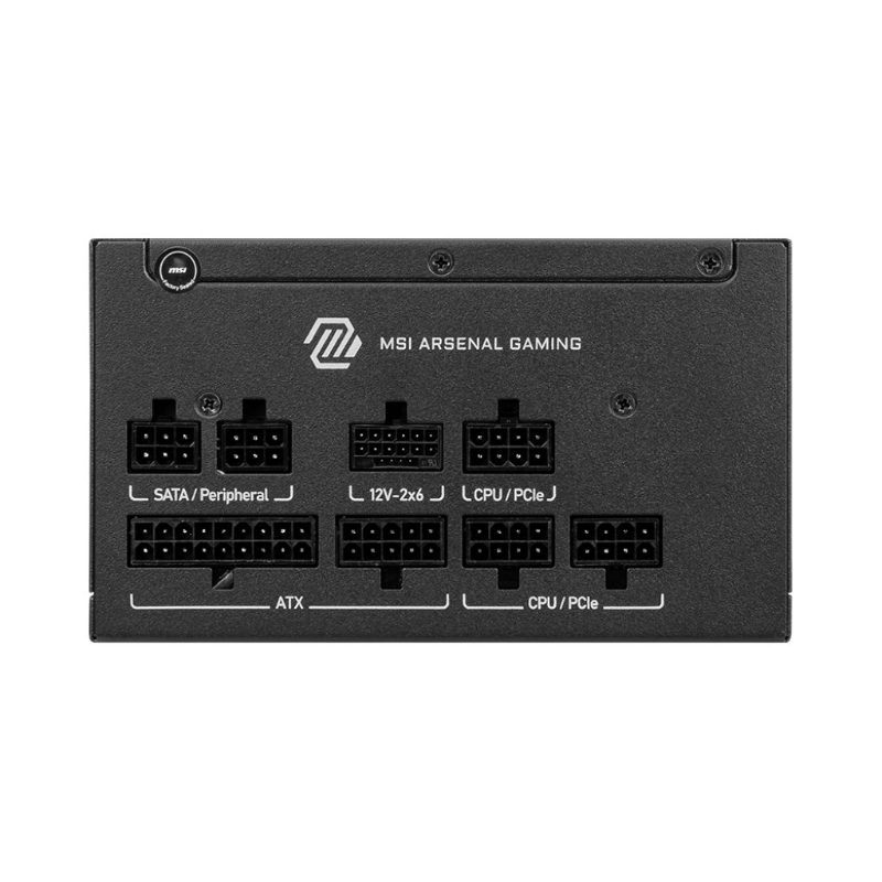 Msi mag a750gls pcie5 alimentatore per computer 750 w 24-pin atx atx nero