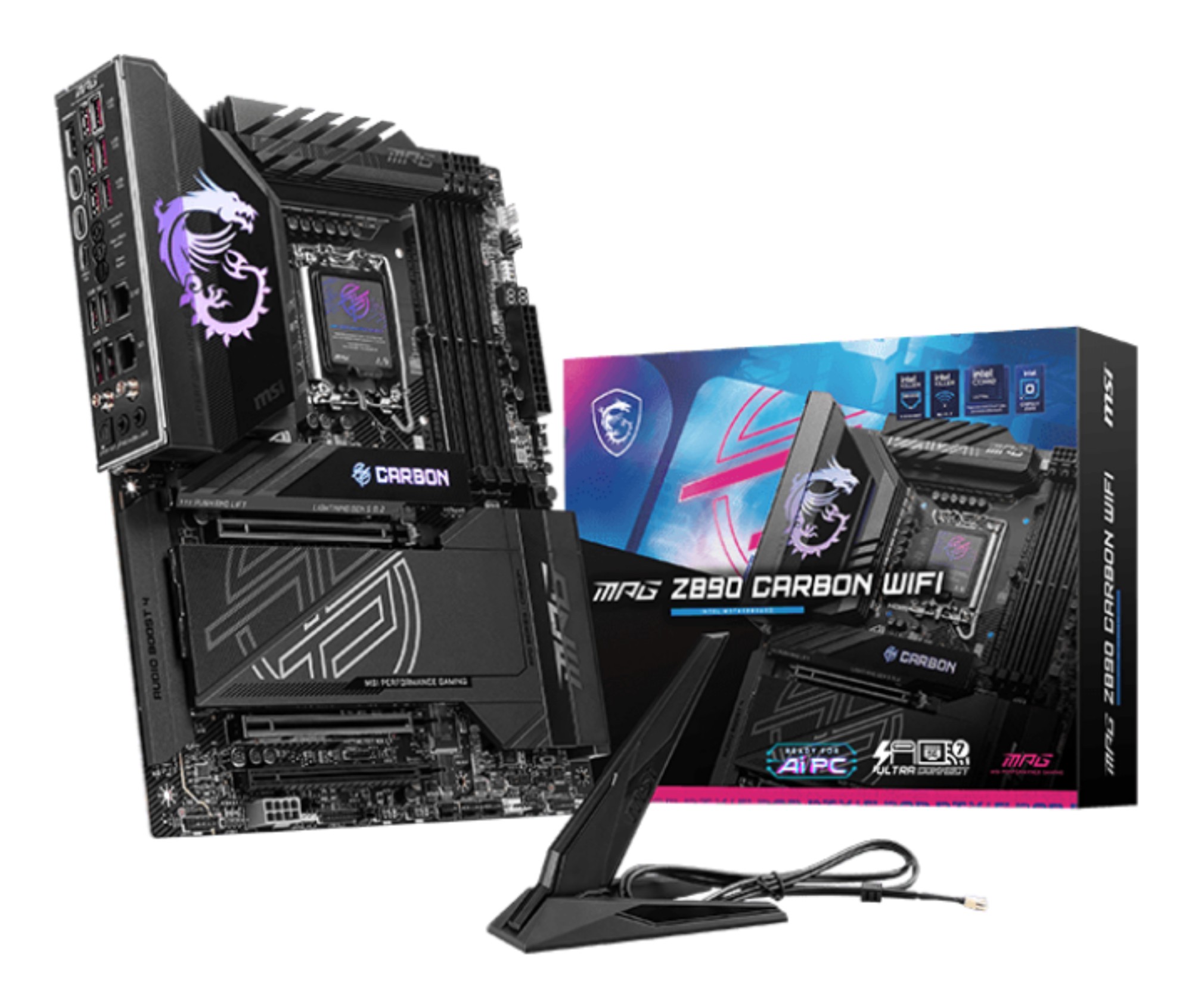 Msi Mb Mpg Z890 Carbon Wifi Gaming Std Mpg Z890 Carbon WifiZ890Lga18514Ddr53Pciex165M.22Tbt4