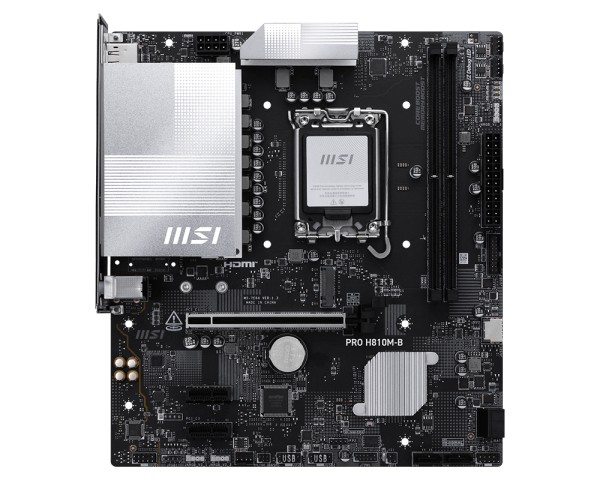 Msi Mb Pro H810M-B601-7E64-01013801-7E64-001Std Pro H810M-B H810 Lga1851 2Ddr5 1Pcie