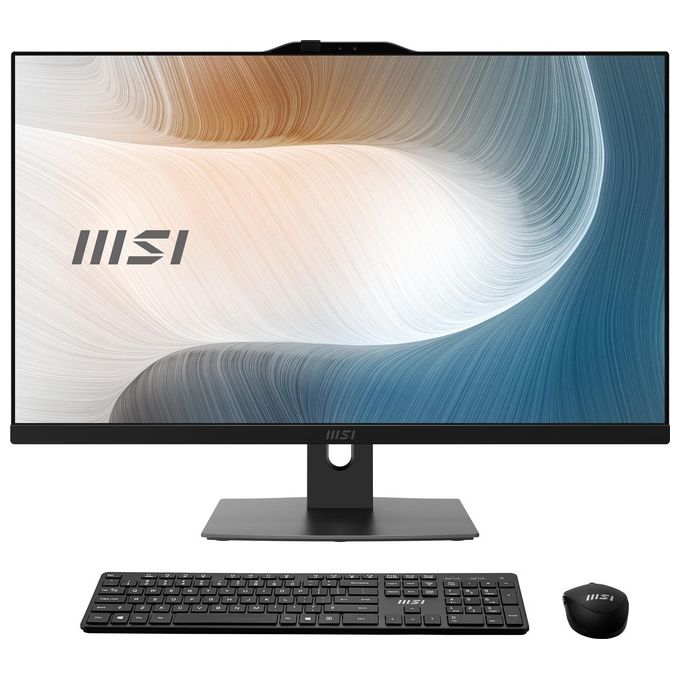 MSI MODERN AM272P 1M-849IT Modern AM272P PC All-in-one 27'' Full HD Intel Core 7 150U 32 GB DDR5 512 GB SSD Wi-Fi 6E Windows 11 Pro colore Nero