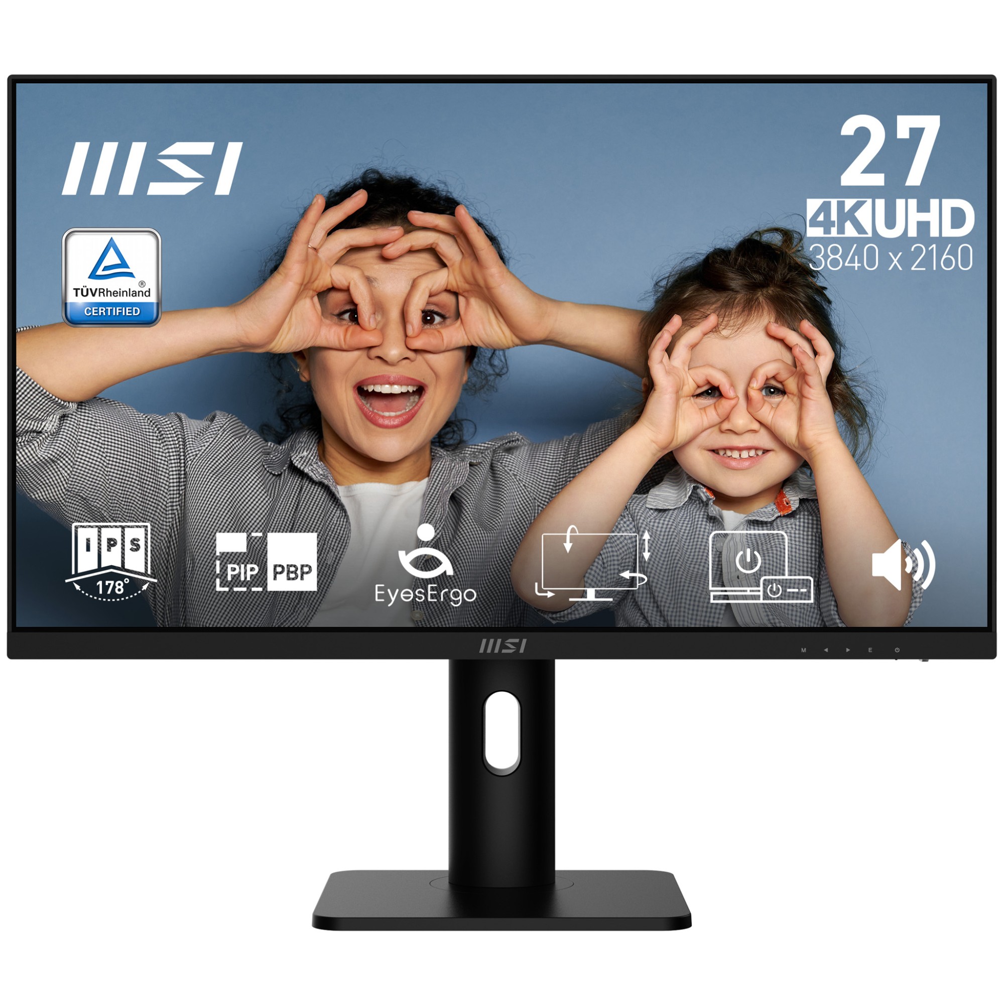 Msi Monitor 27 Led Ips 4K Uhd 16:9 4Ms 300 Cdm Pivot Dp/Hdmi Multimediale Msi Monitor 27 Led Ips 4K Uhd 16:9 4Ms 300 Cdm Pivot Dp/Hdmi Multimediale