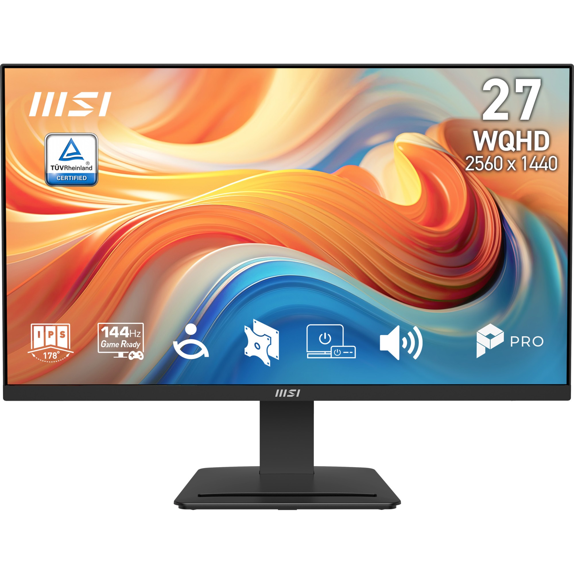 Msi Monitor 27 Led Ips Wqhd 16:9 144Hz 1Ms Hdmi/Dp Multimediali