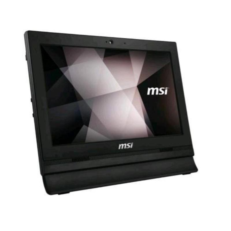 Msi pro 16t 10m-267xit all in one 15,6 touch screen intel celeron 5205u ram 4gb ssd 256gb nvme-intel uhd graphics-wi-fi + lan-free dos nero