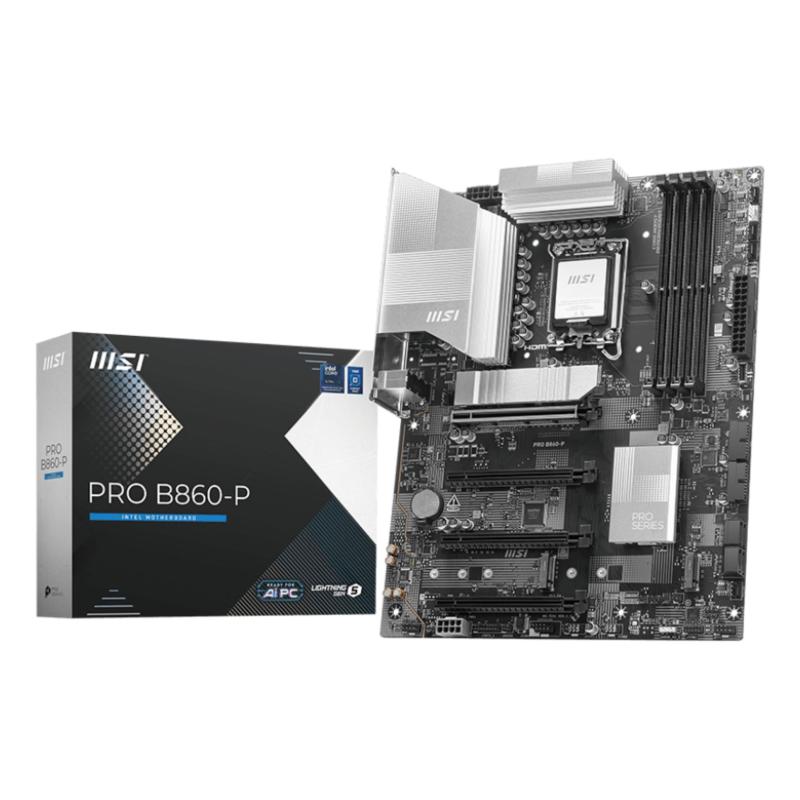 Msi pro b860-p scheda madre intel b860 lga 1851 (socket v1) atx